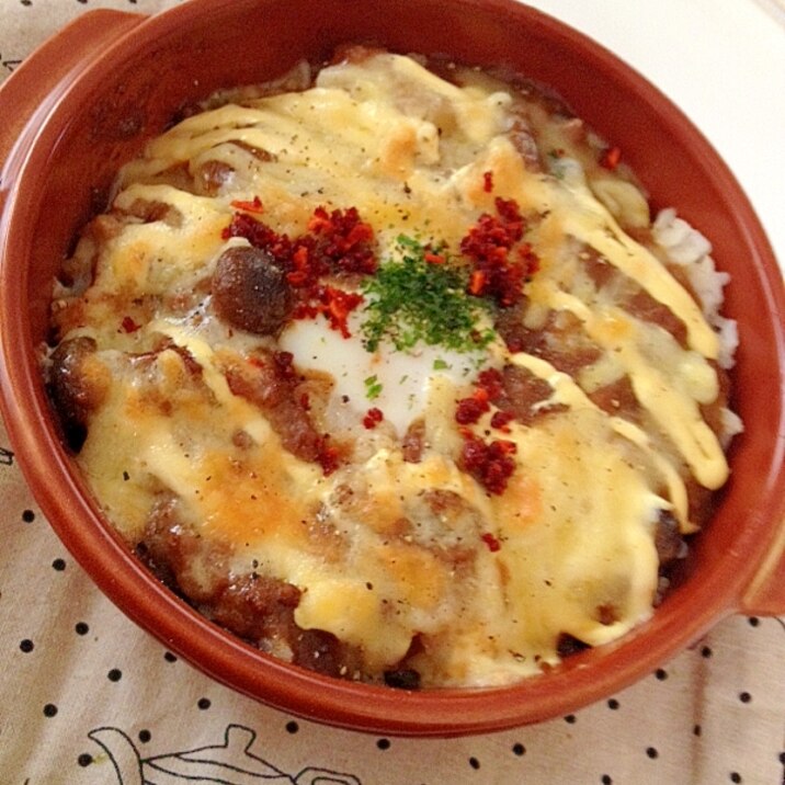 黄身がとろーりカレードリア レシピ 作り方 By とっこ 楽天レシピ